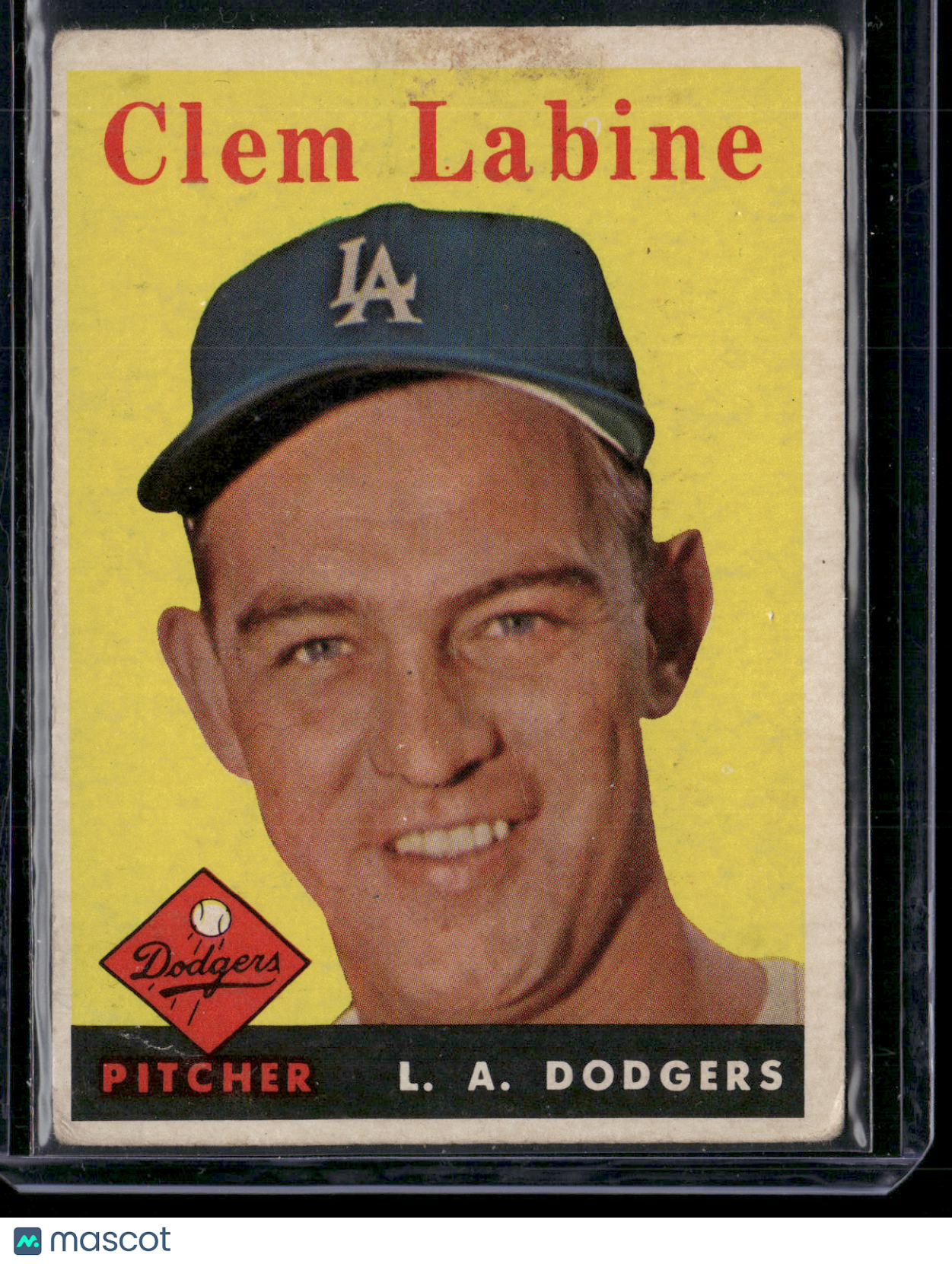 1958 Topps CLEM LABINE #305