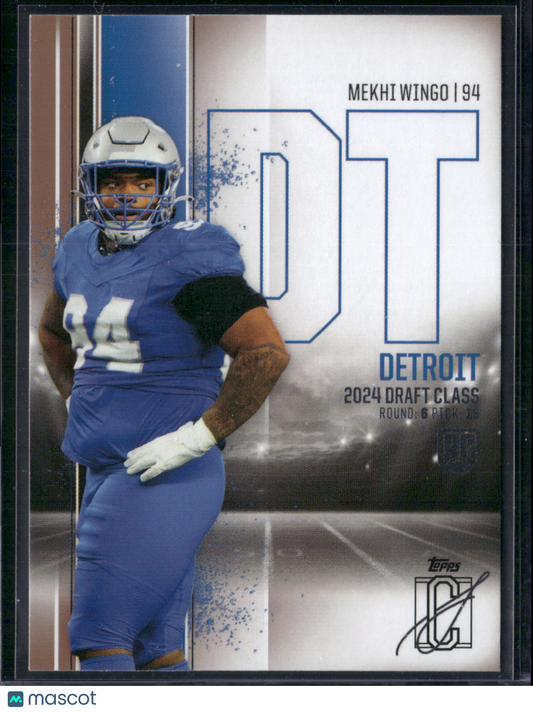 2024 Topps Signature Class MEKHI WINGO #107 BRONZE Rookie Card RC