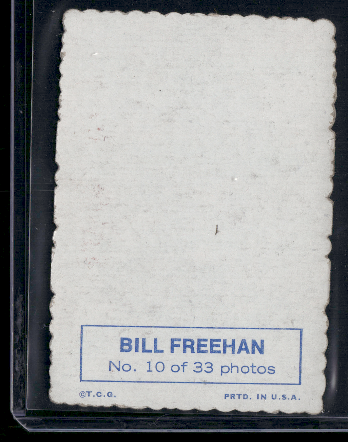 1969 Deckle BILL FREEHAN #10 (Good)