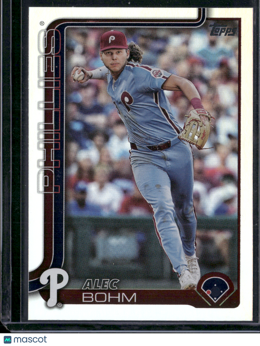 2025 Topps Series 1 ALEC BOHM #7 Rainbow Foil
