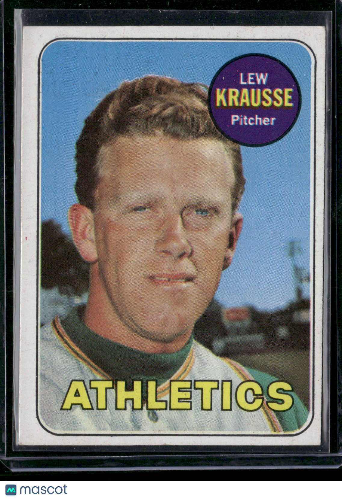 1969 Topps LEW KRAUSSE #23 Staining (VG)