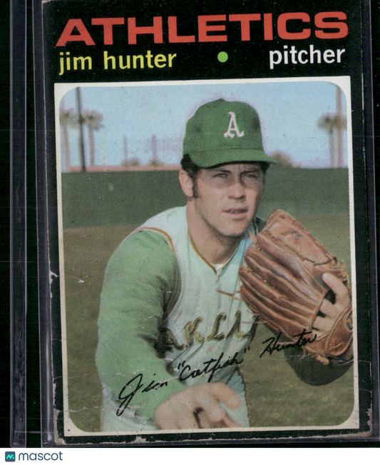 1971 Topps JIM "CATFISH" HUNTER #45 (Poor)