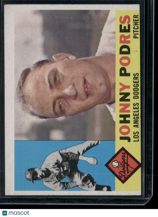 1960 Topps JOHNNY PODRES #425 Light Wrinkle (VG)
