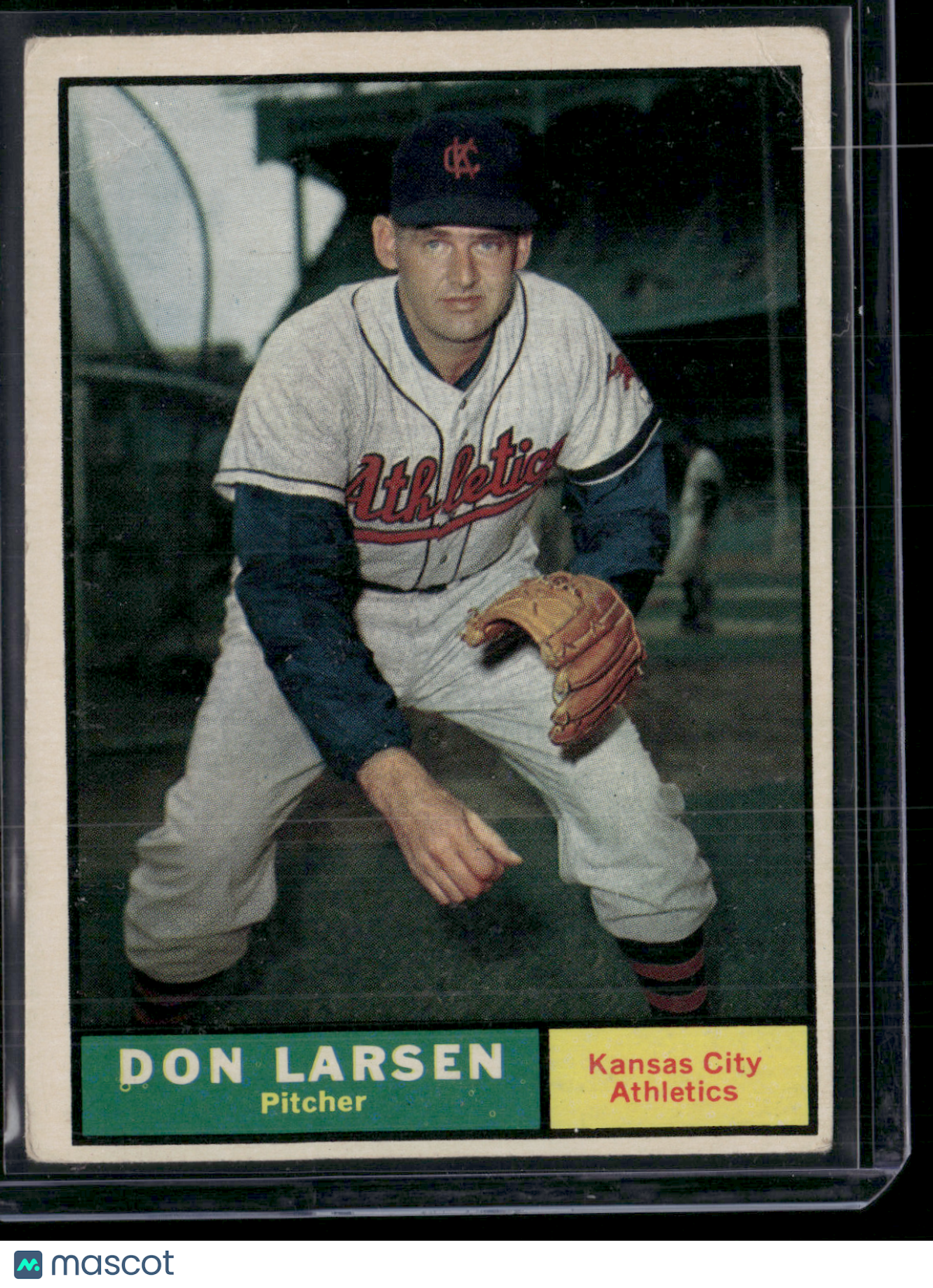 1961 Topps DON LARSEN #117 Light Wrinkles (VG)