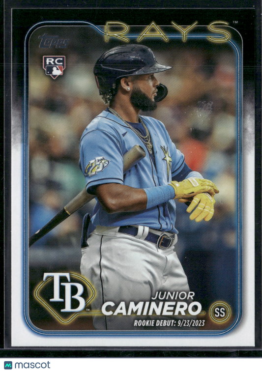2024 Topps Update JUNIOR CAMINERO RC #US223 Rookie Debut