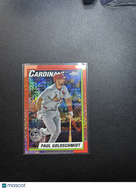 2025 Topps Series 1 PAUL GOLDSCHMIDT #T90C-84 Mojo Refractor