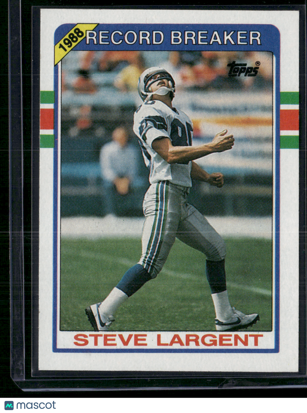1989 Topps STEVE LARGENT #4 1988 Record Breakers (NM)