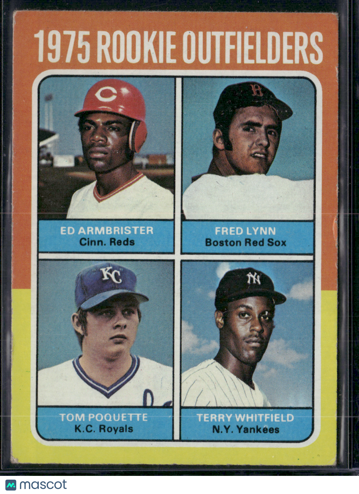 1975 Topps FRED LYNN #622 1975 Rookie Outfielders (VG/EX)