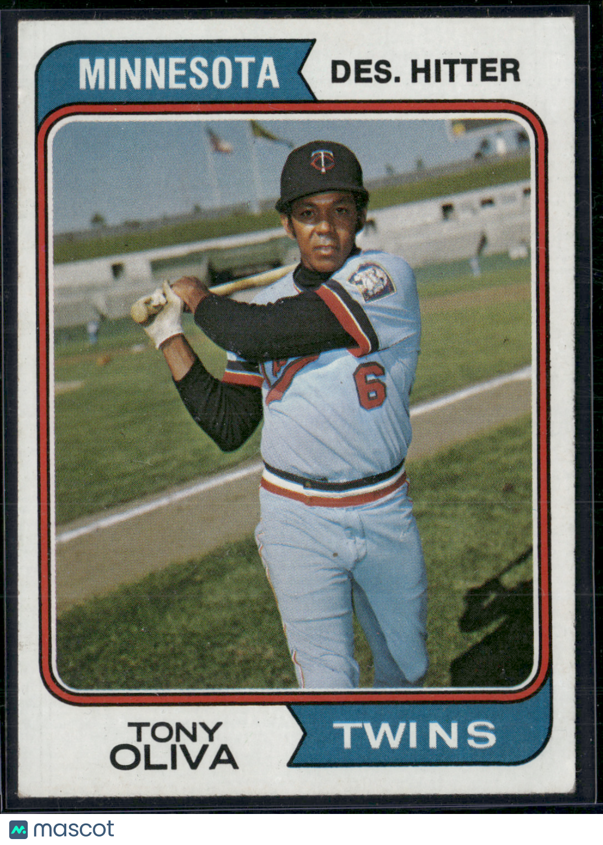 1974 Topps TONY OLIVA #190 (VG/EX-EX)