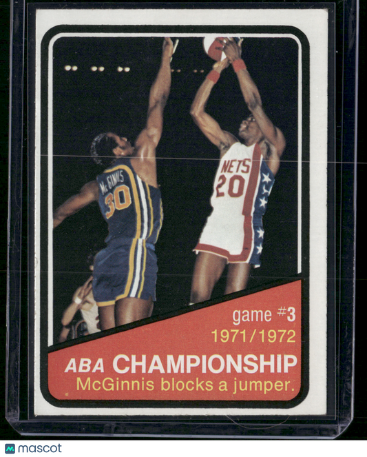 1972 ABA ABA CHAMPIONSHIP GAME #3 #243 (VG/EX)