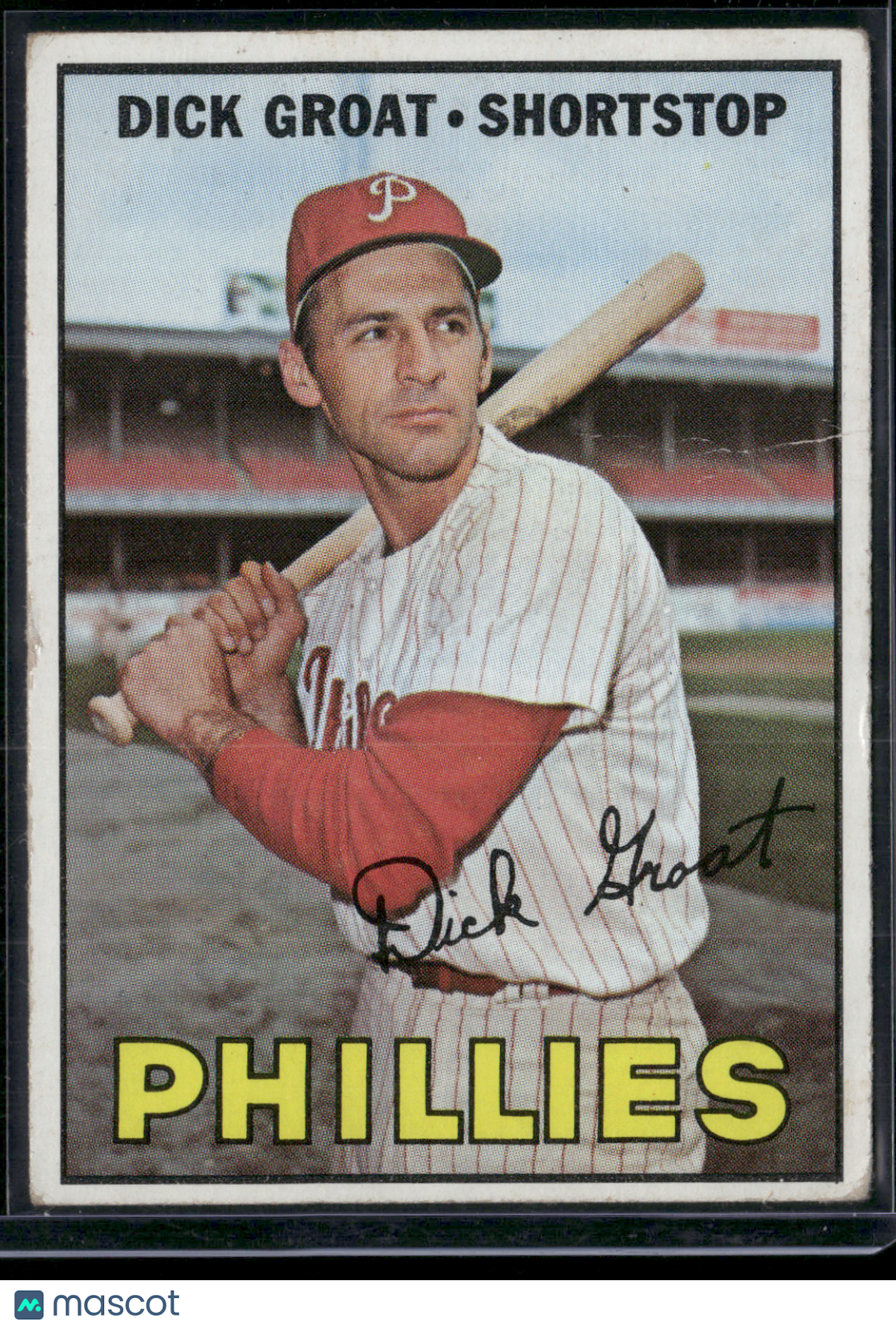 1967 Topps DICK GROAT #205 Wrinkles (VG)