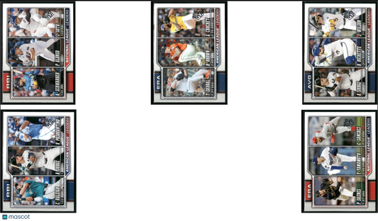 2026 Topps LEAGUE LEADERS 5 ~ CARDLOT Schwarber/Skenes (NM)