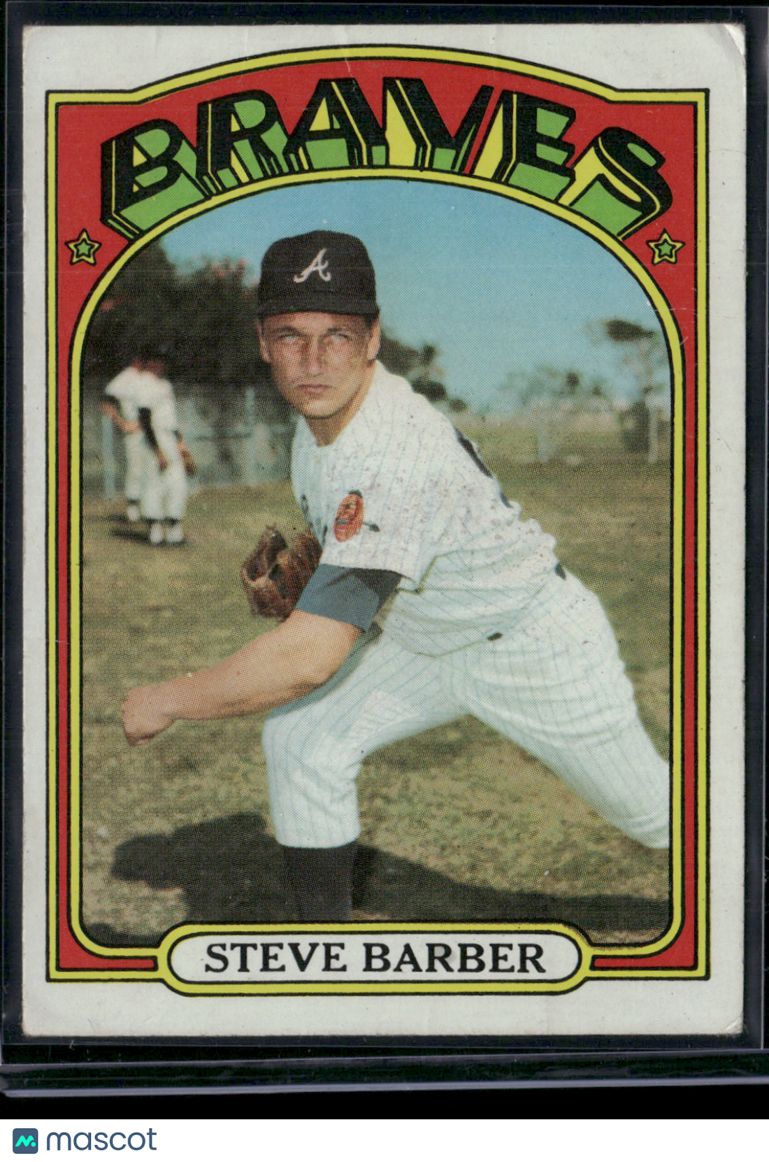 1972 Topps STEVE BARBER #333 (Good - Wrinkles, Crease)