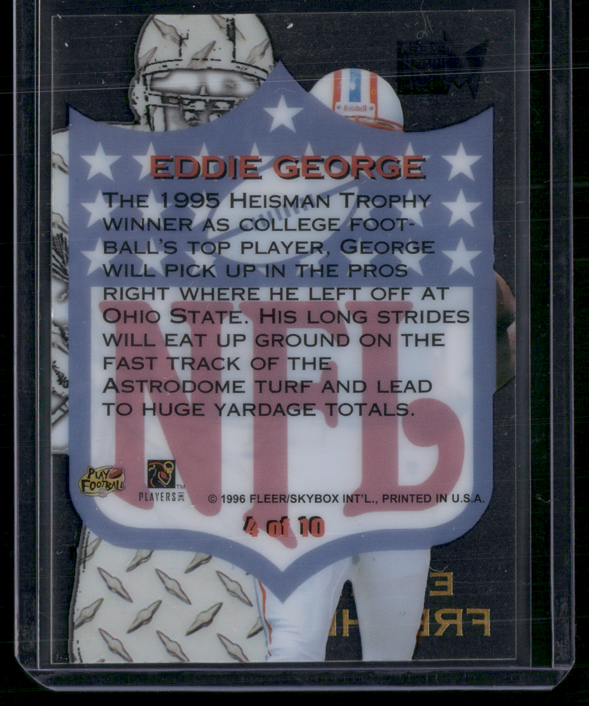 1996 Metal EDDIE GEORGE #FF4 Freshly Forged (NM)
