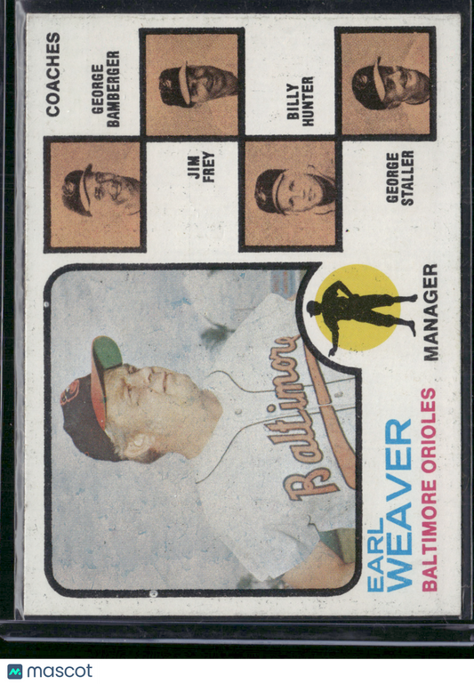 1973 Topps EARL WEAVER #136