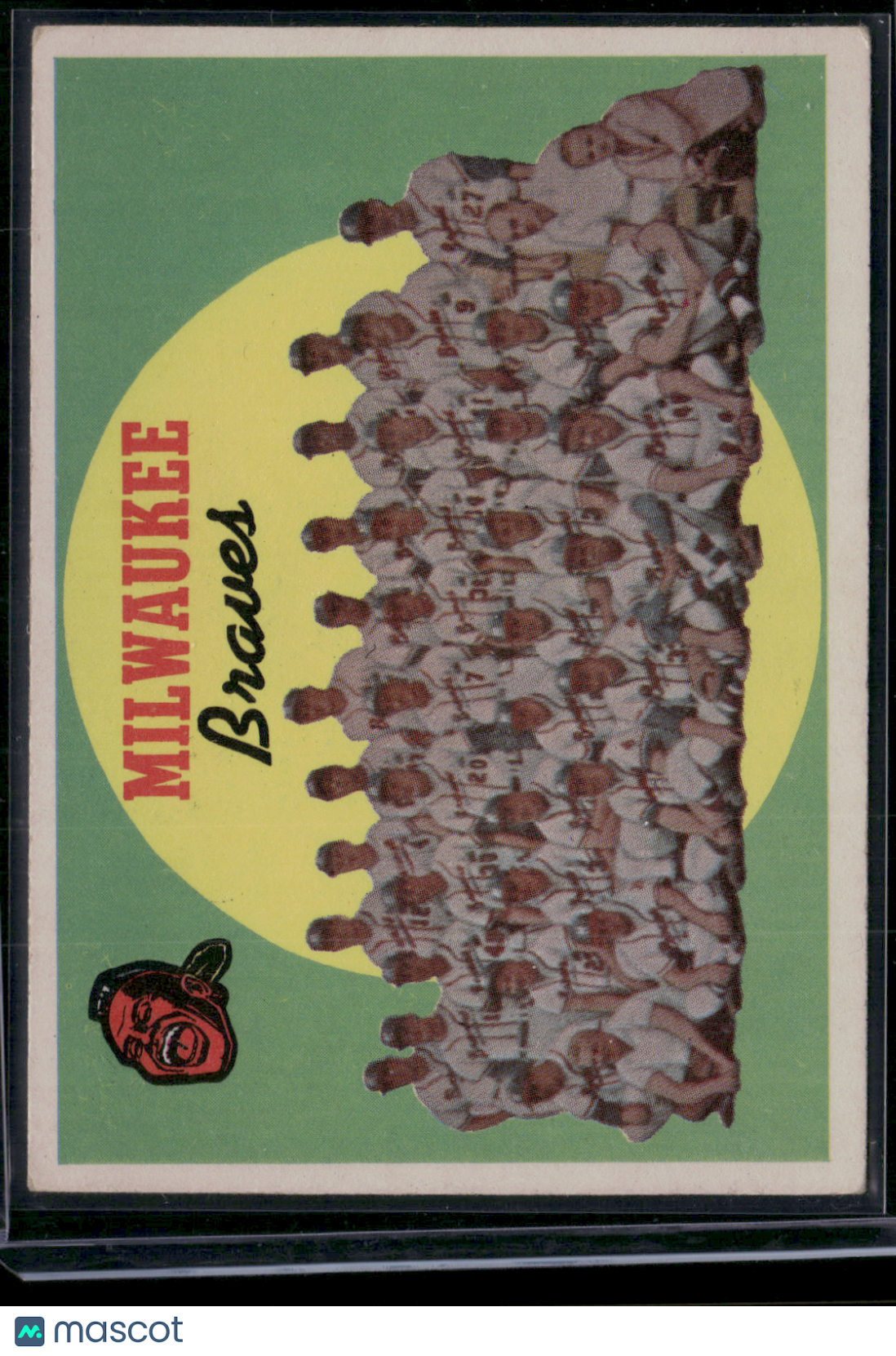 1959 Topps MILWAUKEE BRAVES #419 (VG)