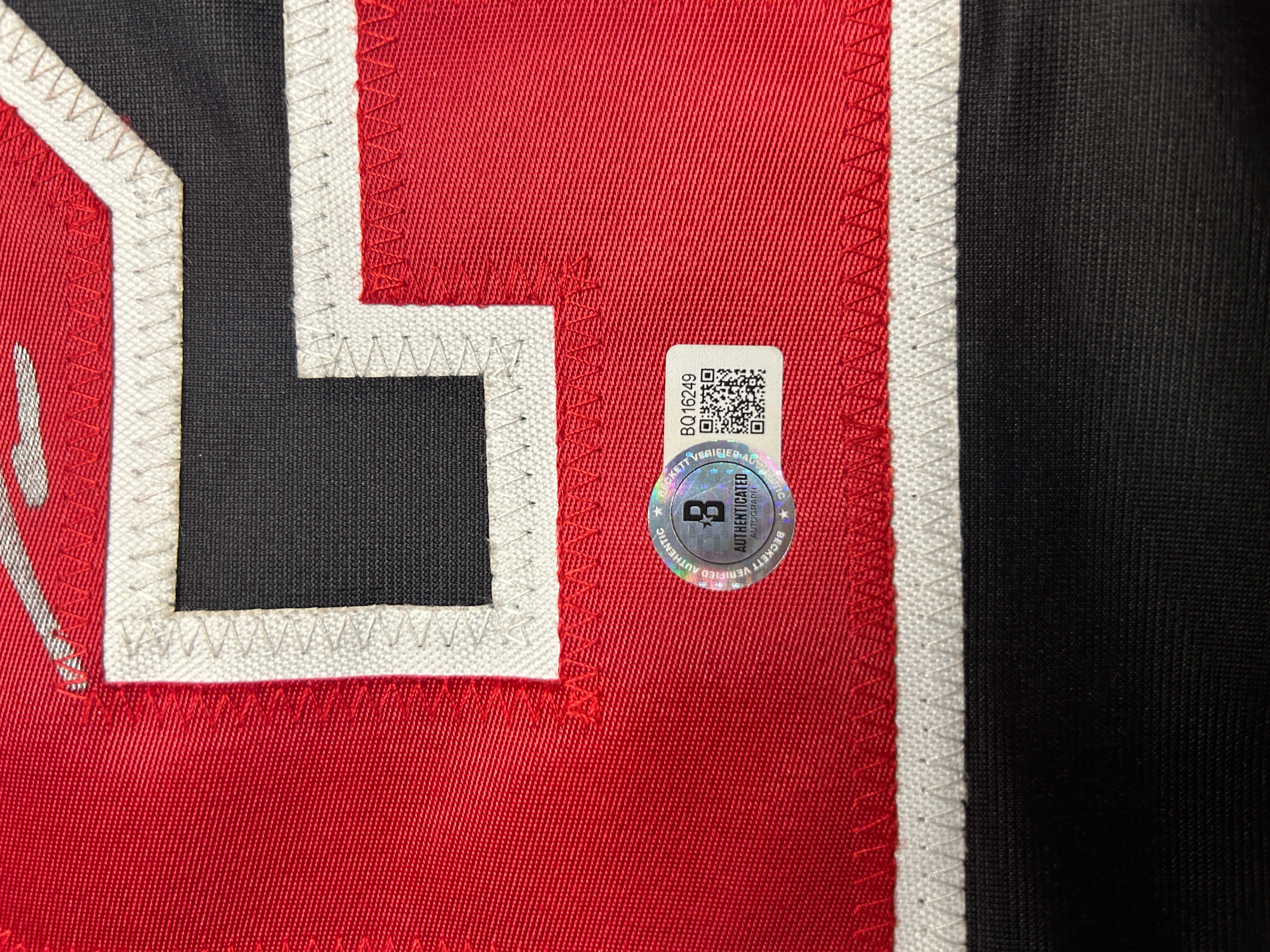 JAMES WOOD Washington Nationals Signed Baseball Jersey - Beckett