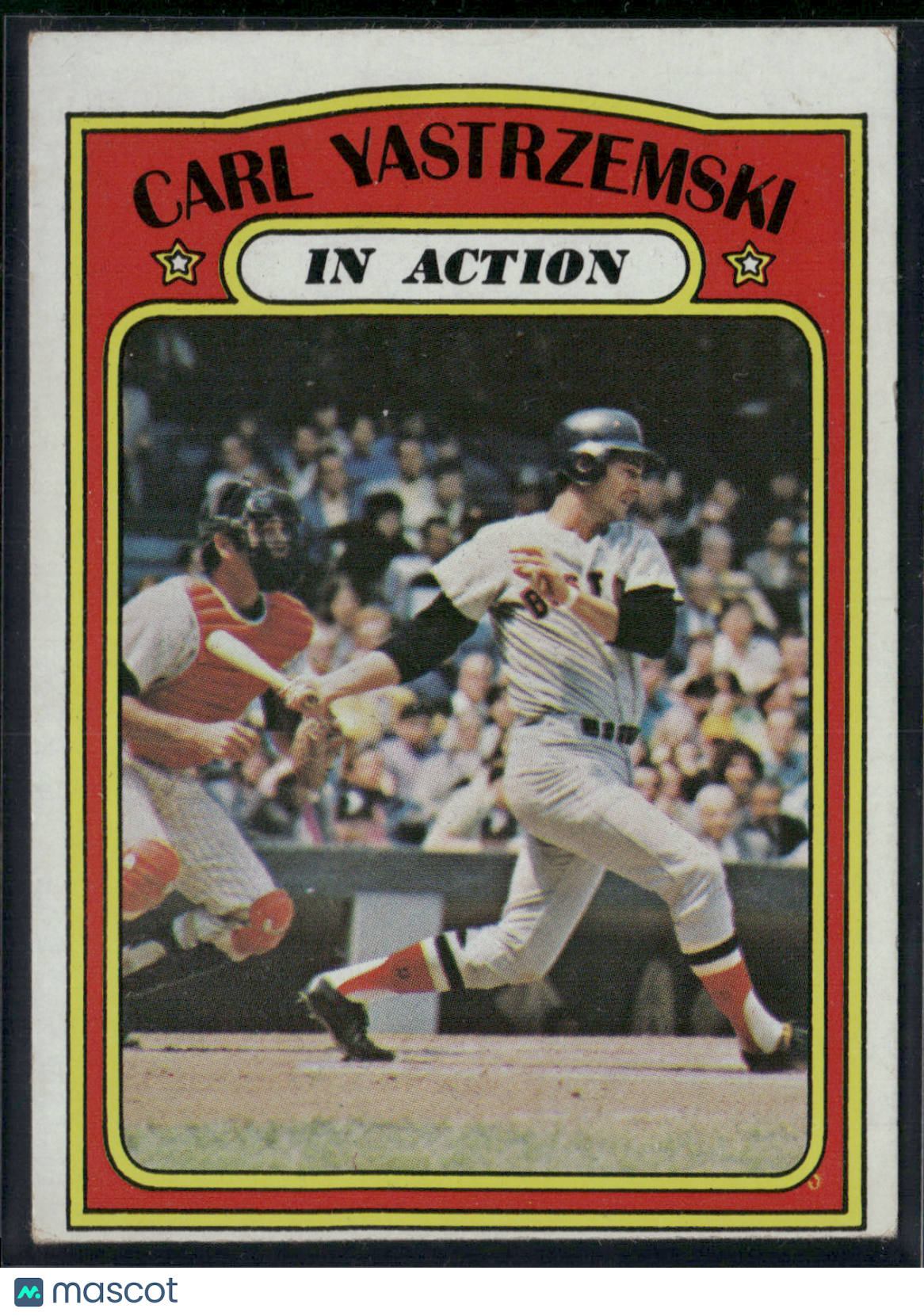 1972 Topps CARL YASTRZEMSKI #38 In Action (VG/EX)