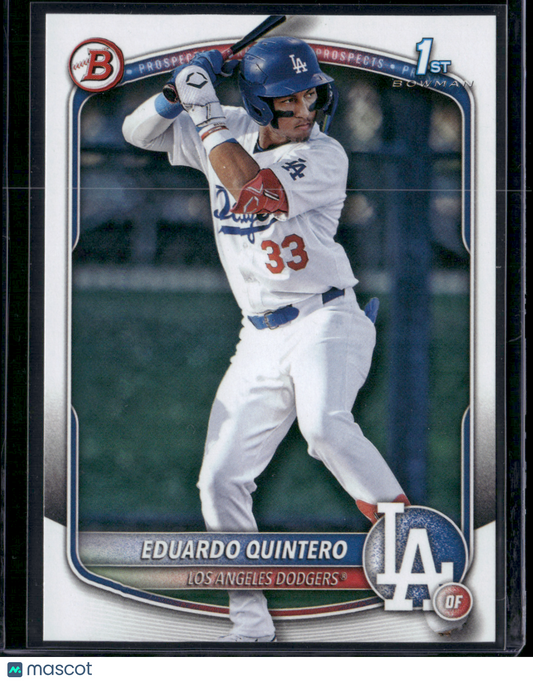 2025 Bowman EDUARDO QUINTERO #BP-115 1st Bowman