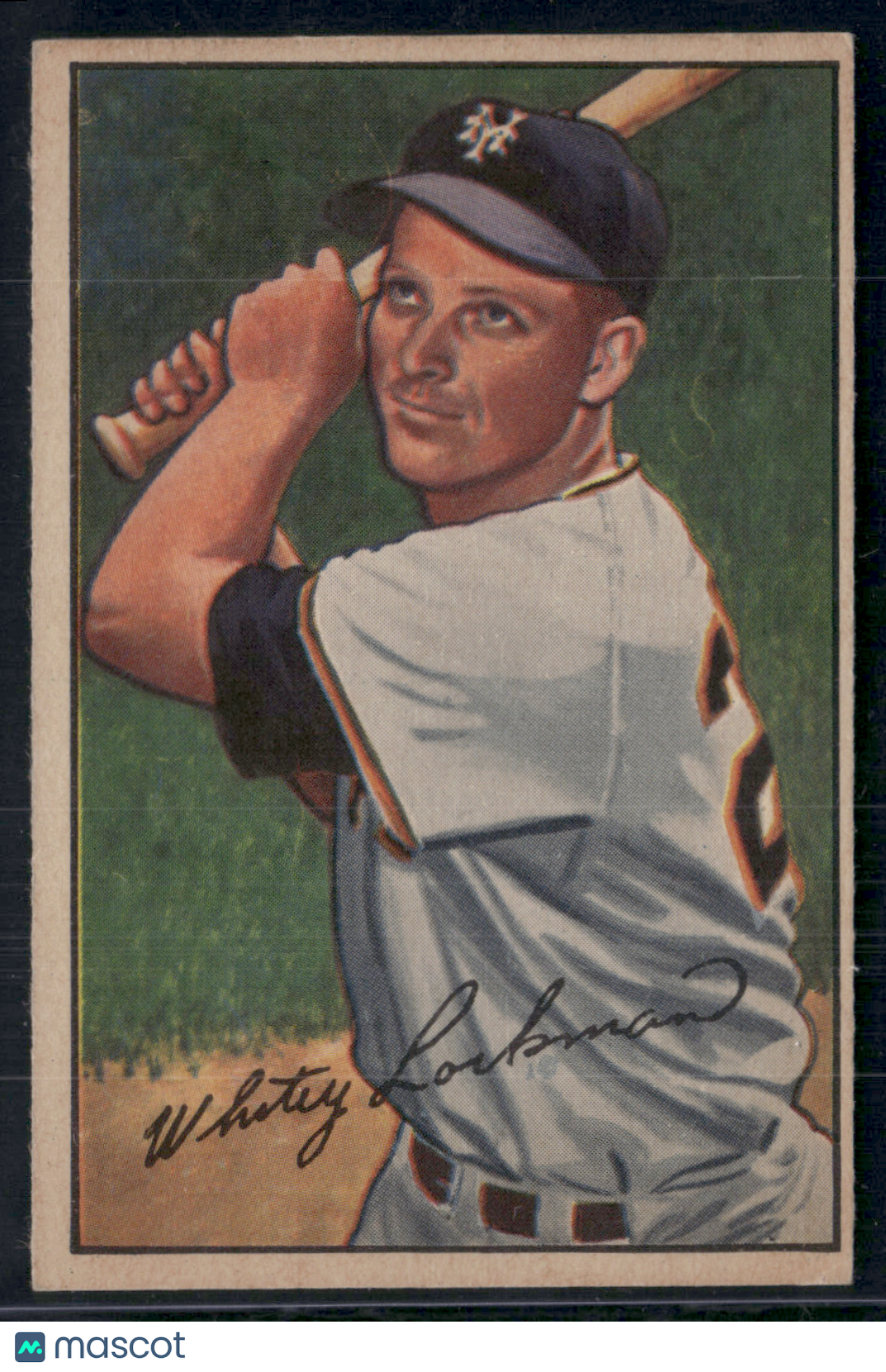 1952 Bowman WHITEY LOCKMAN #38 (VG/EX)