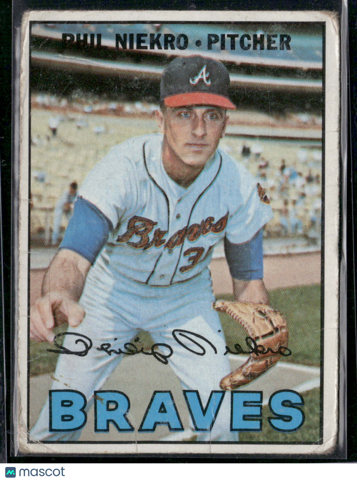 1967 Topps PHIL NIEKRO #456 (Fair)