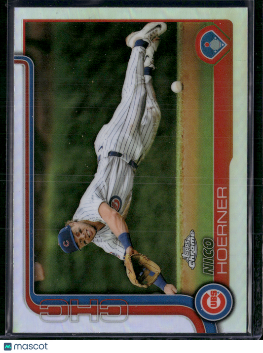 2025 Topps Chrome NICO HOERNER #107 Rainbow Refractor