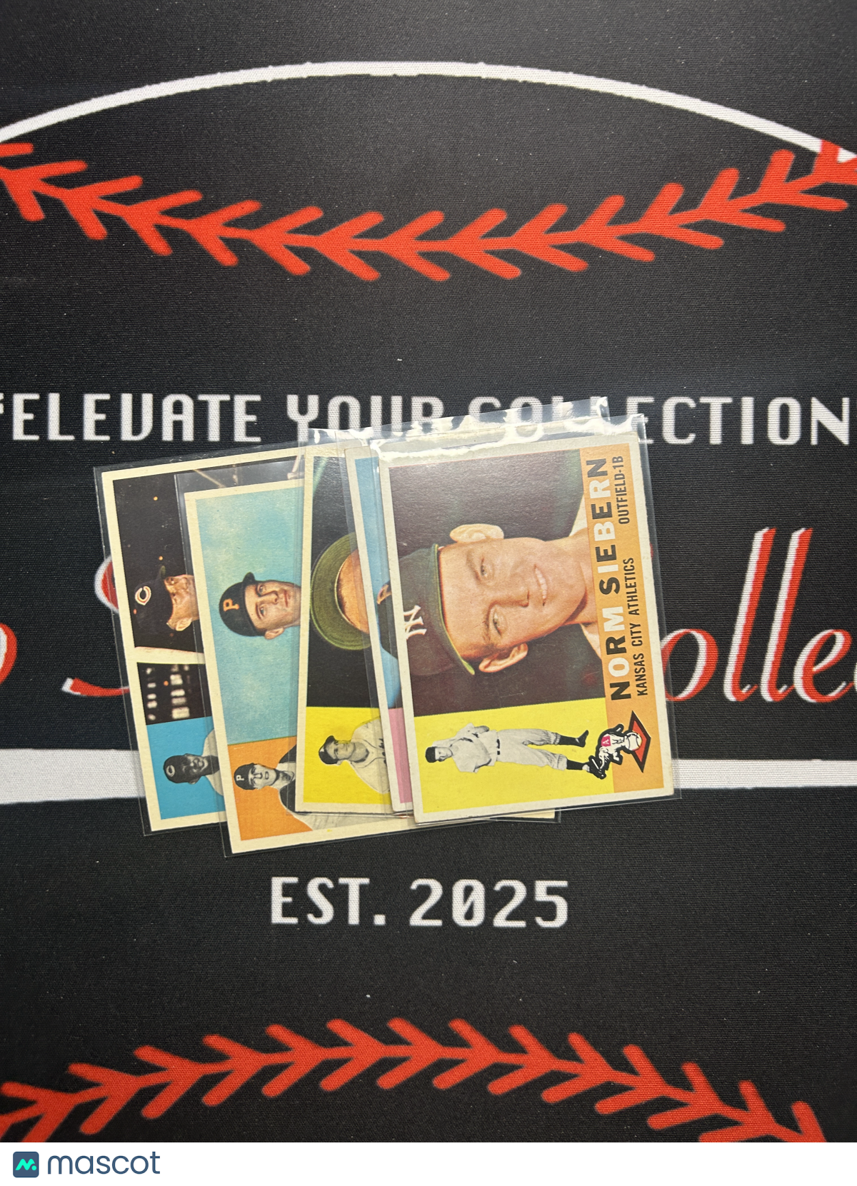 1960 Topps- 5 CARDLOT (VG-VG/EX)