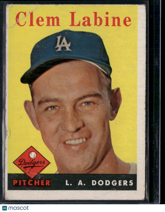 1958 Topps CLEM LABINE #305