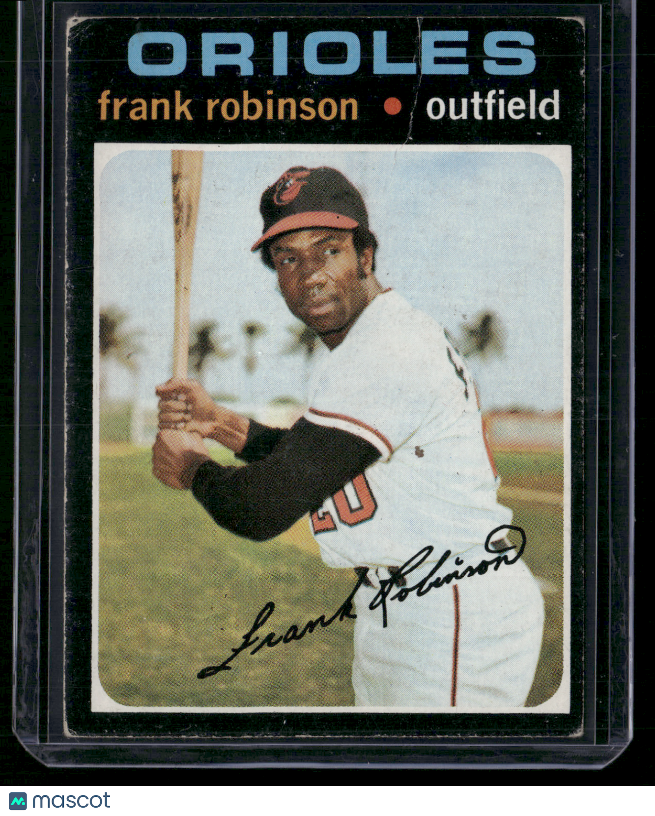 1971 Topps FRANK ROBINSON #640 Wrinkle (VG)
