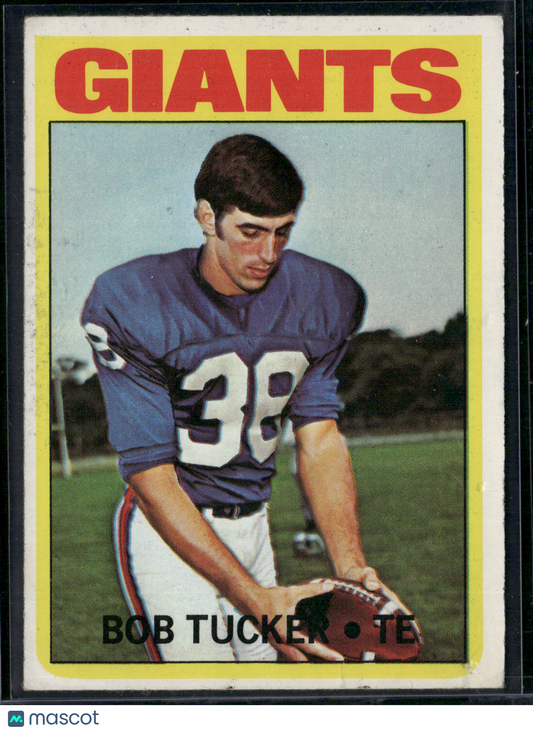 1972 Topps BOB TUCKER #185