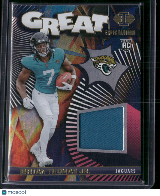 2024 Illusions BRIAN THOMAS JR. #GE-BTJ Great Expectations Relic Rookie RC