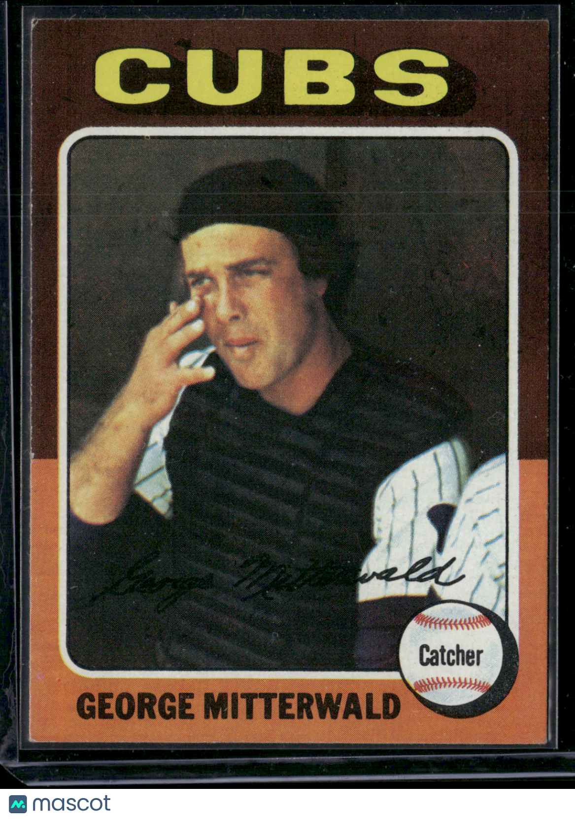 1975 Topps GEORGE MITTERWALD #411 (VG-EX)