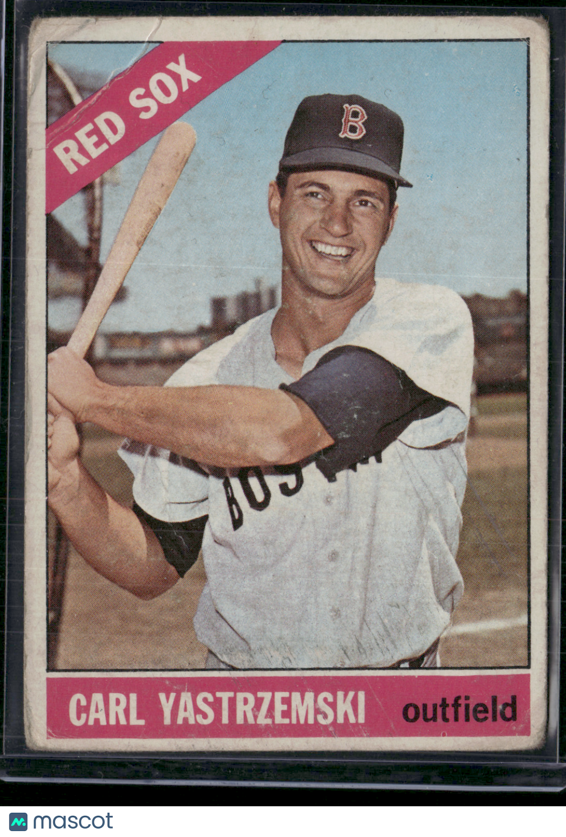 1966 Topps CARL YASTRZEMSKI #70 Wrinkles (Good-VG)