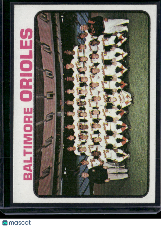 1973 Topps BALTIMORE ORIOLES #278 (EX-EX/MT)