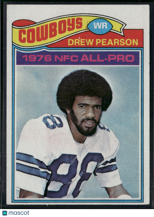 1977 Topps DREW PEARSON #130 Light Scratch (VG/EX)