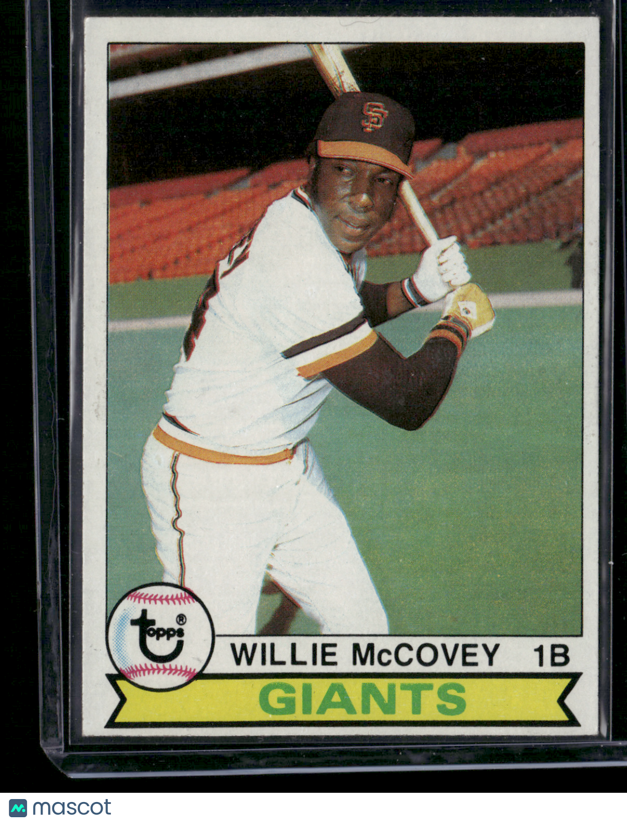 1979 Topps WILLIE MCCOVEY #215 (VG-Staining)