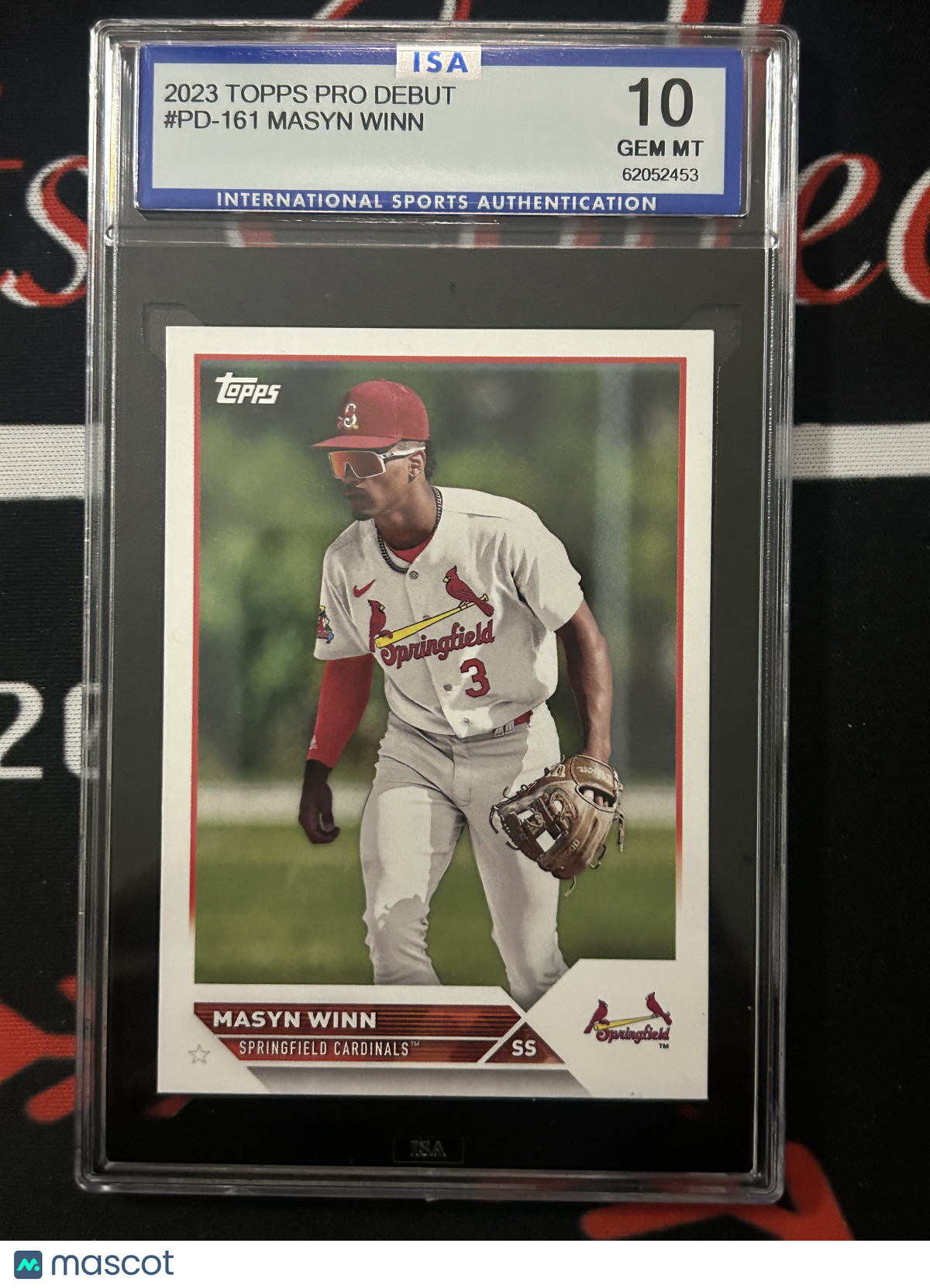 2023 Topps Pro Debut Masyn Winn #PD-161 Generations ISA 10