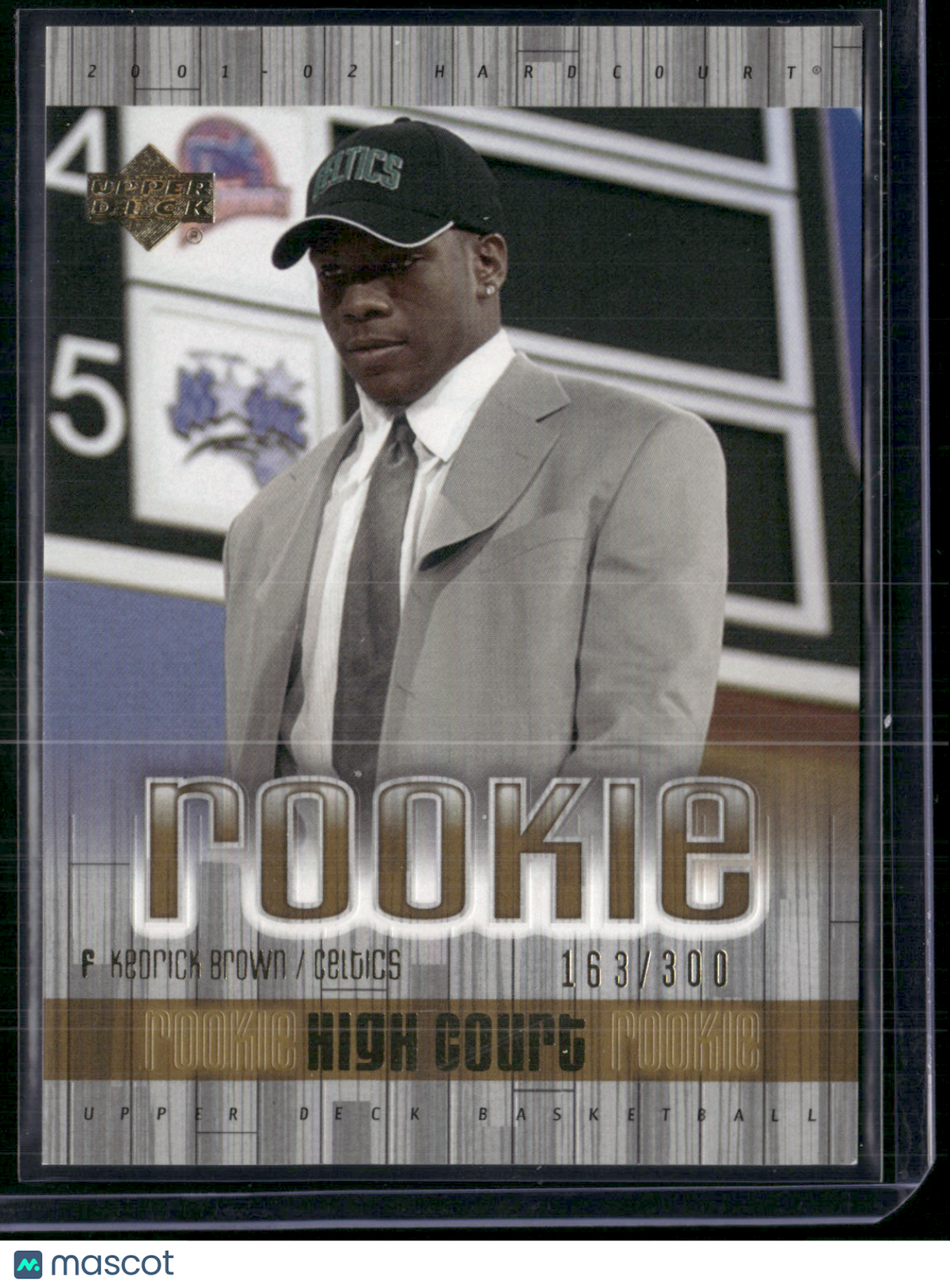2001 Upper Deck KENDRICK BROWN #112 Rookie High Court 163/300 (NM)