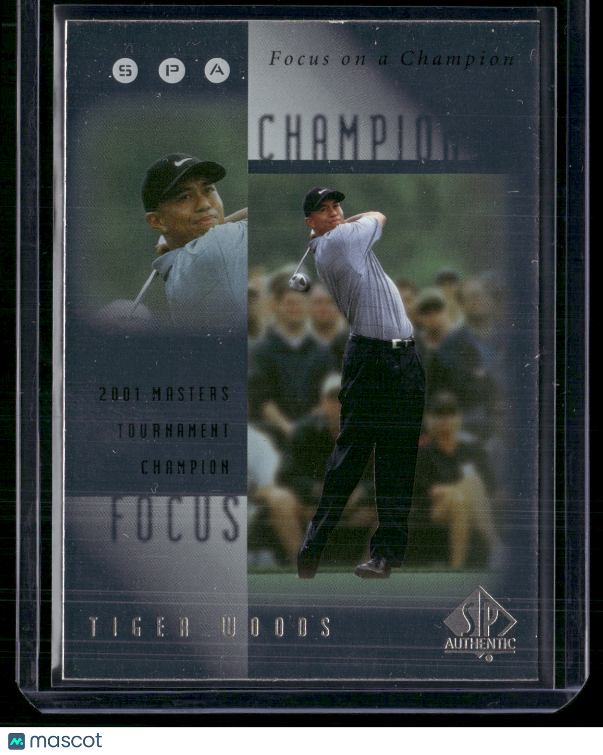 2001 SP Authentic TIGER WOODS #FC6 (NM)