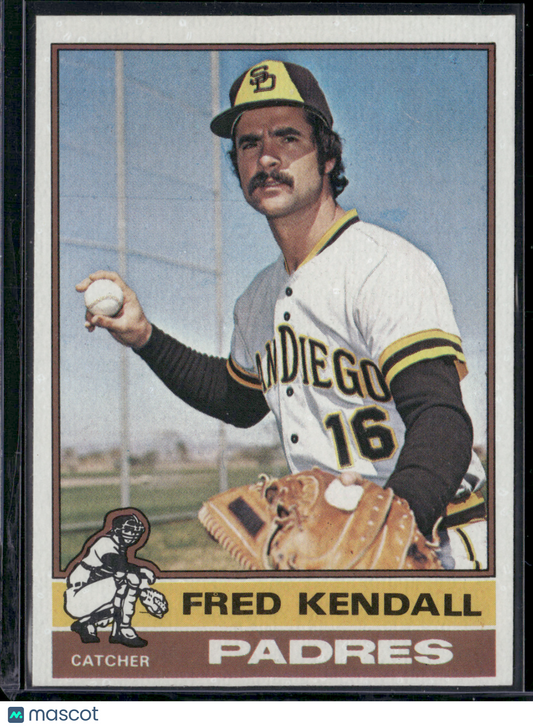 1976 Topps FRED KENDALL #639 (VG-Surface dents)