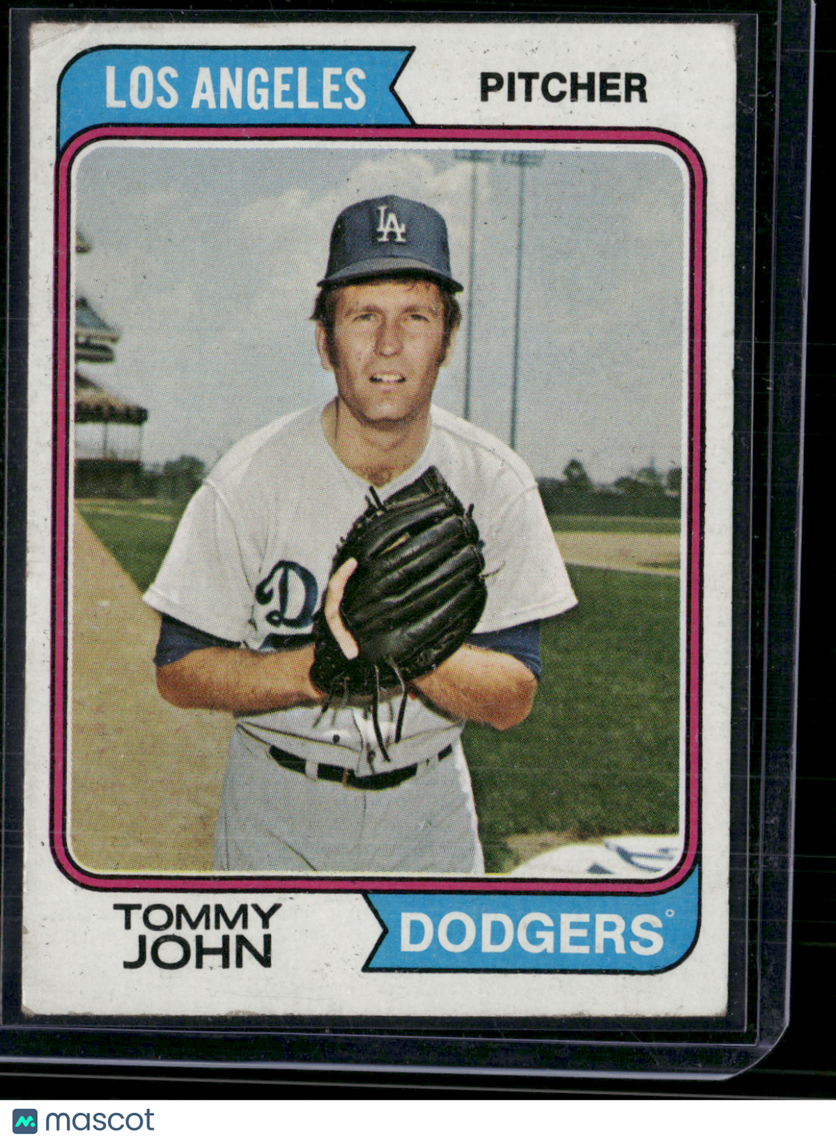 1974 Topps TOMMY JOHN #451 (VG)