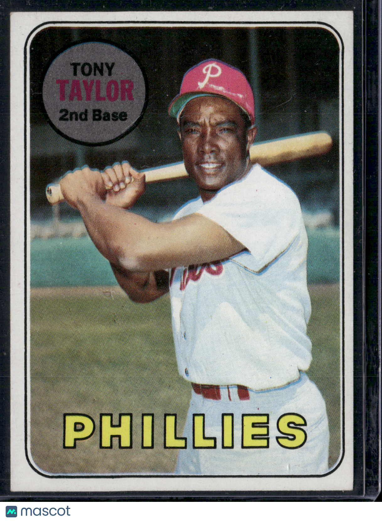 1969 Topps TONY TAYLOR #108 Light Scratching (VG)