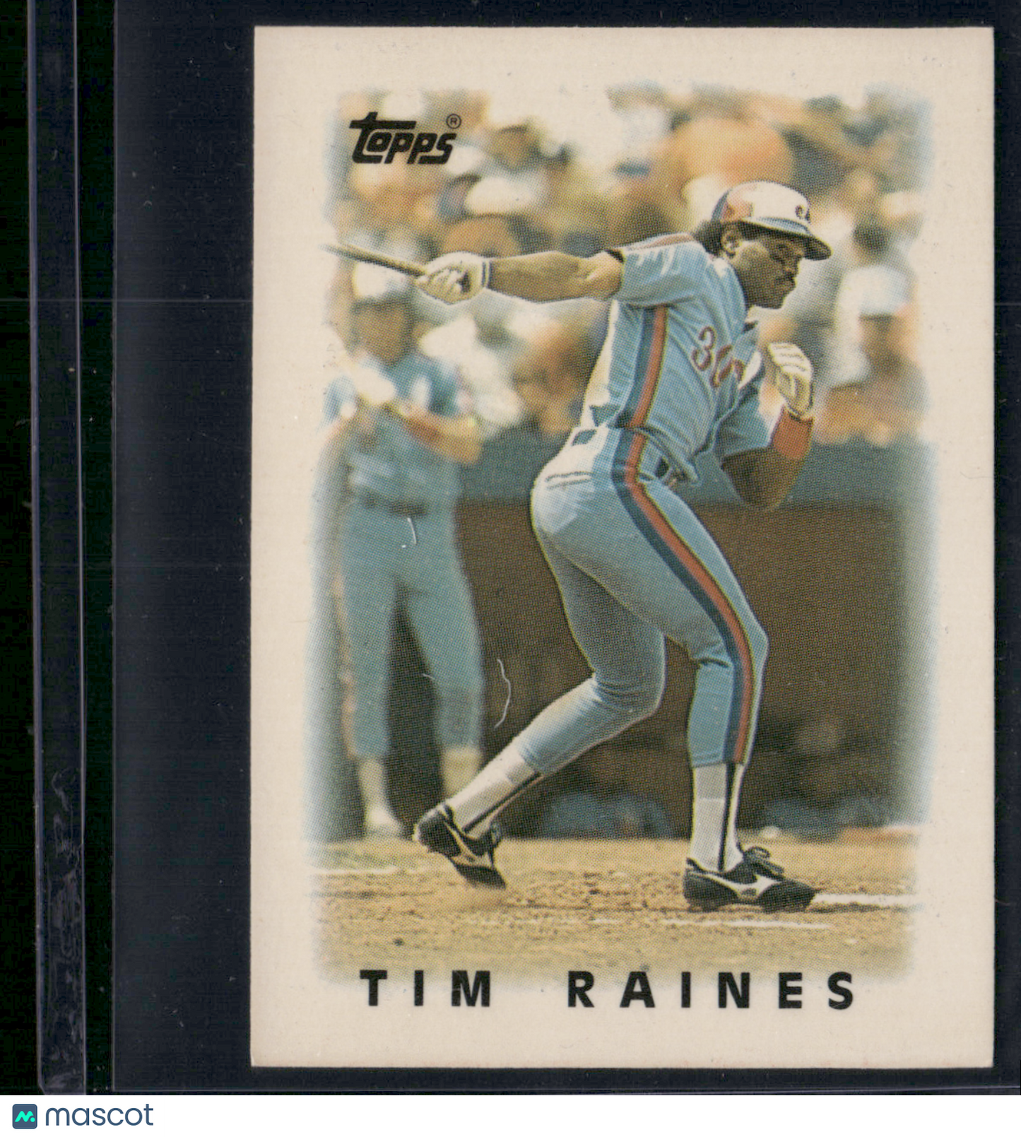 1986 Mini TIM RAINES #49 (EX/MT)