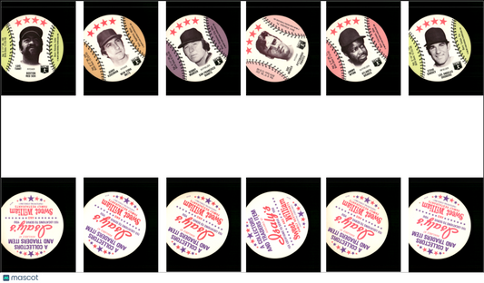 1976 Dics 6 ~ DISCLOT Luis Tiant/Steve Garvey (VG-EX)