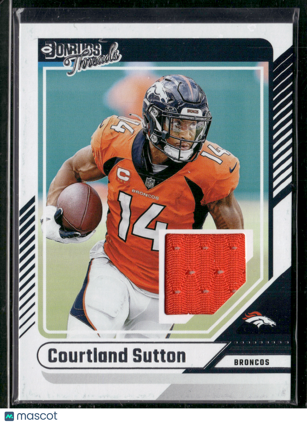 2024 Panini Donruss COURTLAND SUTTON #DTH-CSU DONRUSS THREADS RELIC