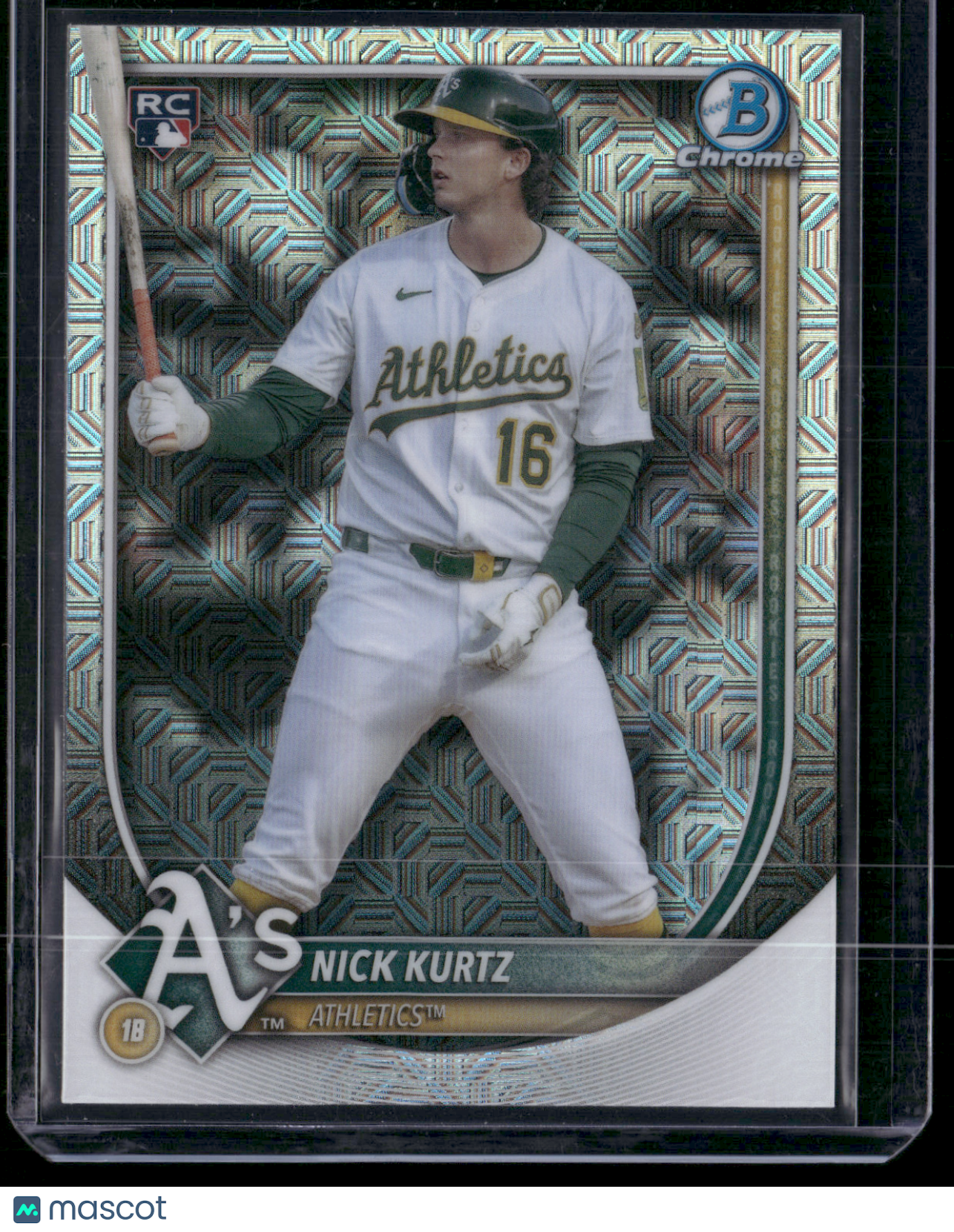 2025 Bowman Chrome NICK KURTZ #93 Mega Rookie Card RC