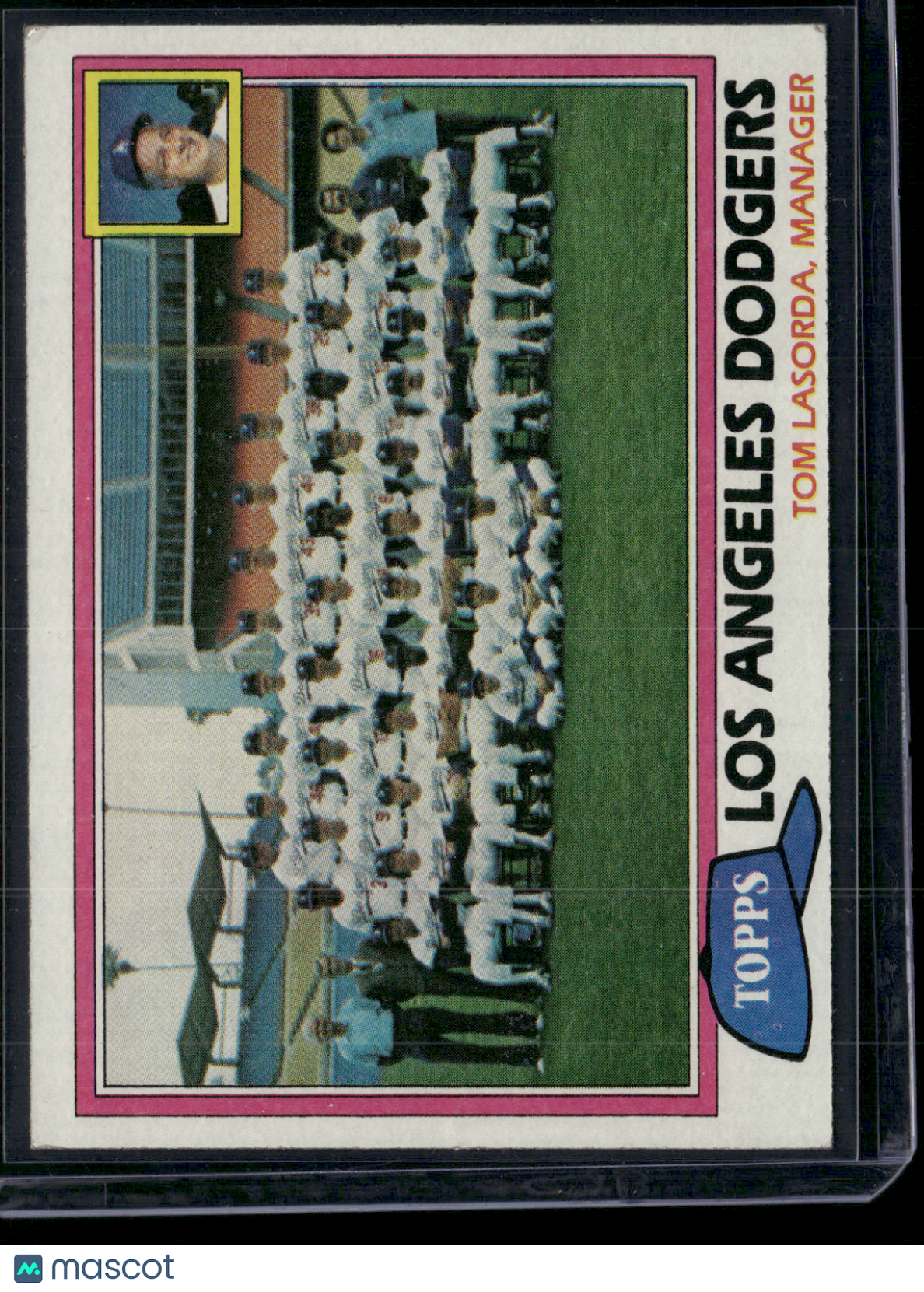 1981 Topps LOS ANGELES DODGERS #679 Grain Raise (EX)