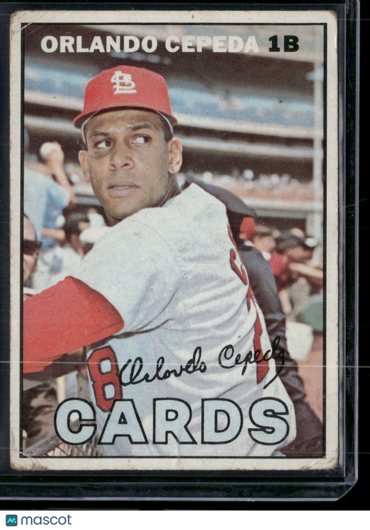 1967 Topps ORLANDO CEPEDA #20 (VG)