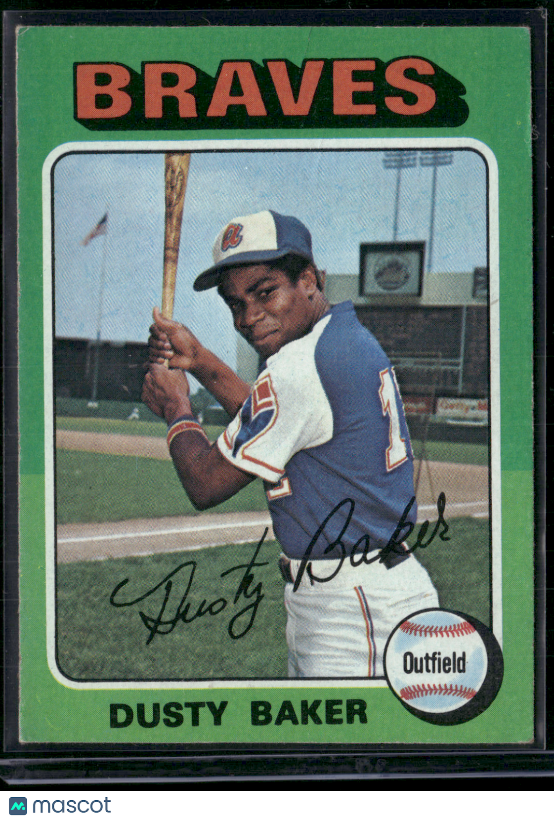 1975 Topps DUSTY BAKER #33 Light Wrinkle (VG/EX)