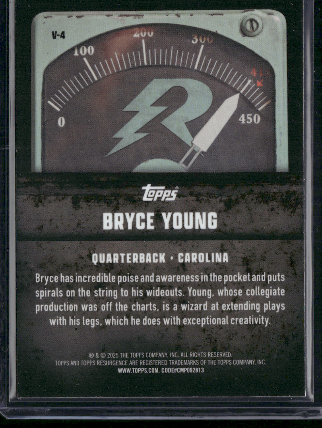 2024 Topps Resurgence BRYCE YOUNG #V-4 VOLTAIC
